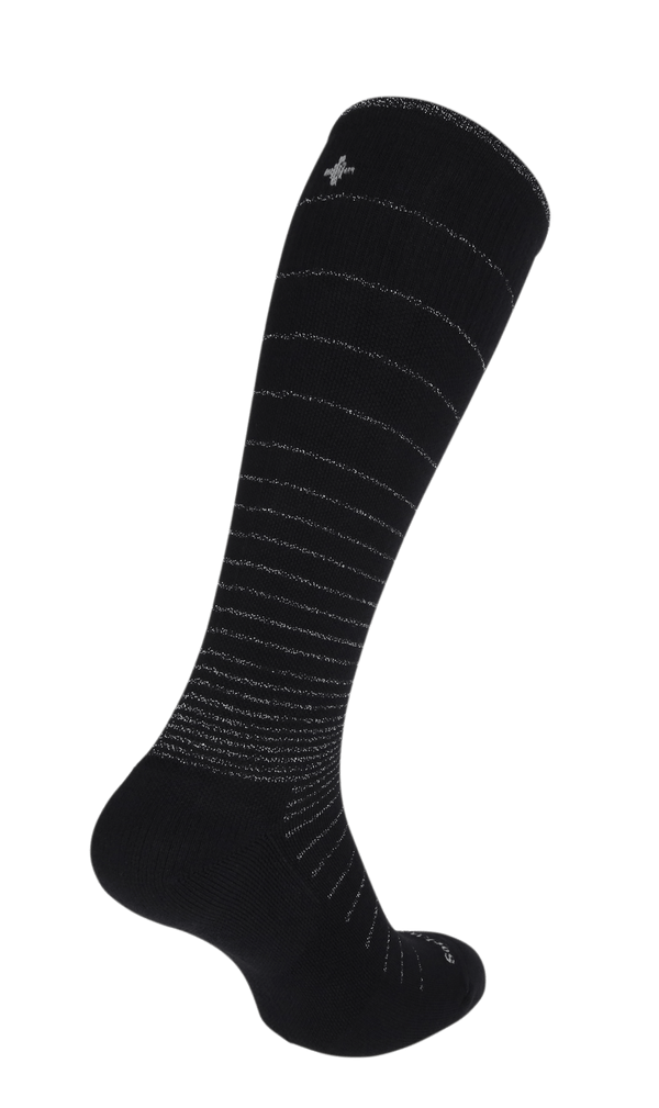 Circulator Women Moderate Compression Socks Black Sparkle