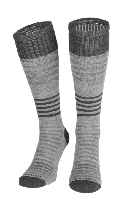 Track & Field Men's Compression Sports Socks Light Grey