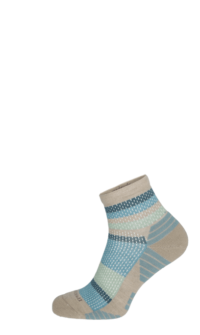 Journey Quarter Women's Compression Hiking Socks Putty