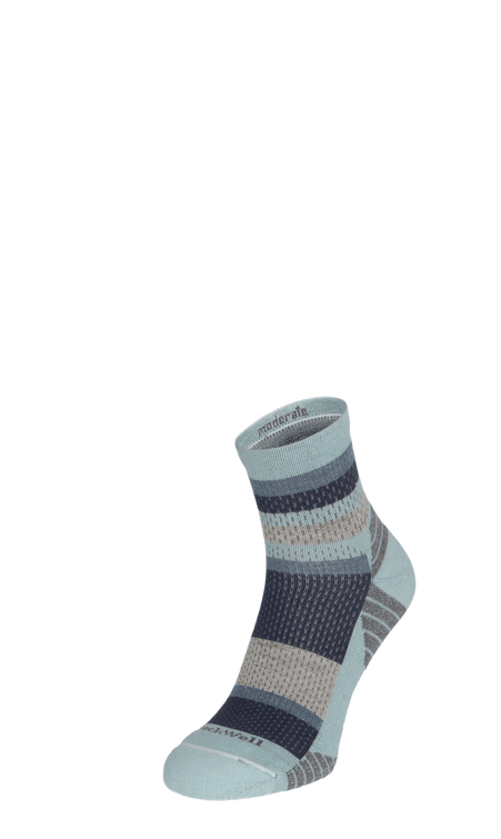 Journey Quarter Women's Compression Hiking Socks Chambray