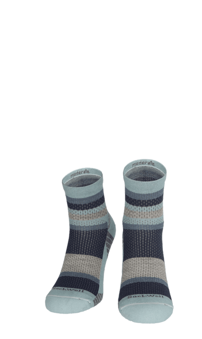 Journey Quarter Women's Compression Hiking Socks Chambray