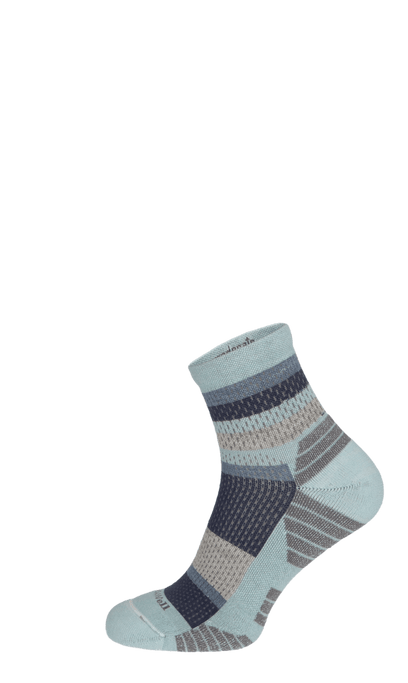 Journey Quarter Women's Compression Hiking Socks Chambray
