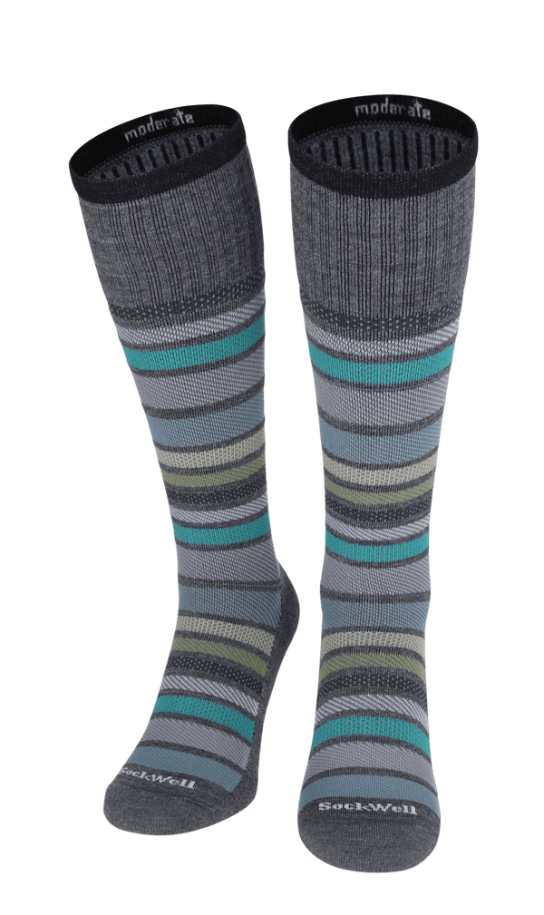 Twillful Men Moderate Compression Socks Charcoal