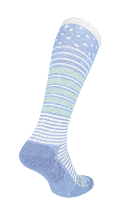 Twister Women Firm Compression Socks Bluestone