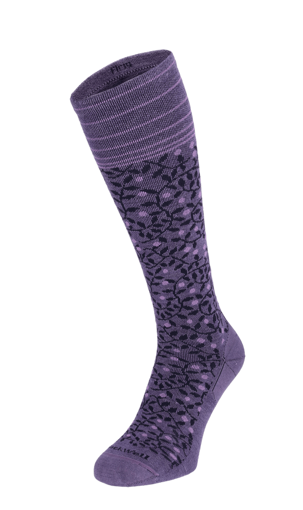 New Leaf Women Firm Compression Socks Plum