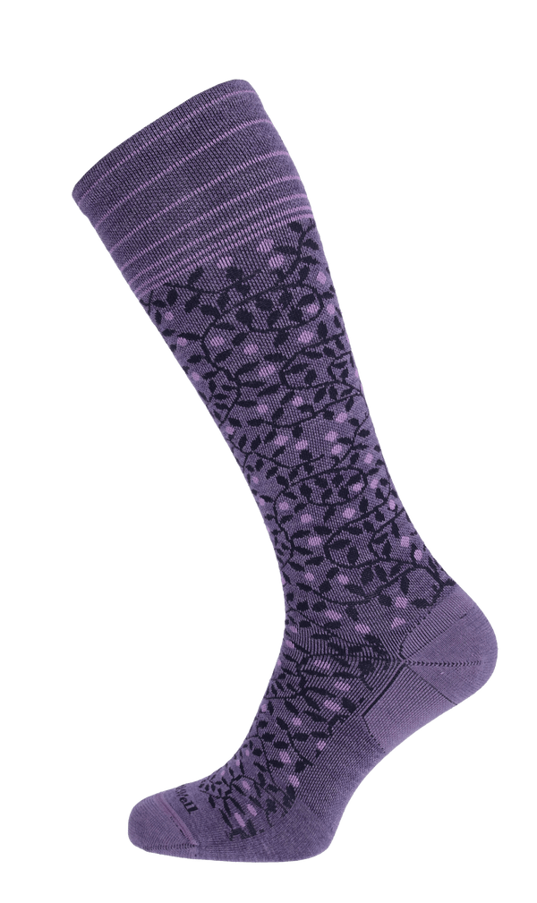 New Leaf Women Firm Compression Socks Plum