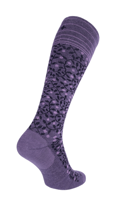 New Leaf Women Firm Compression Socks Plum