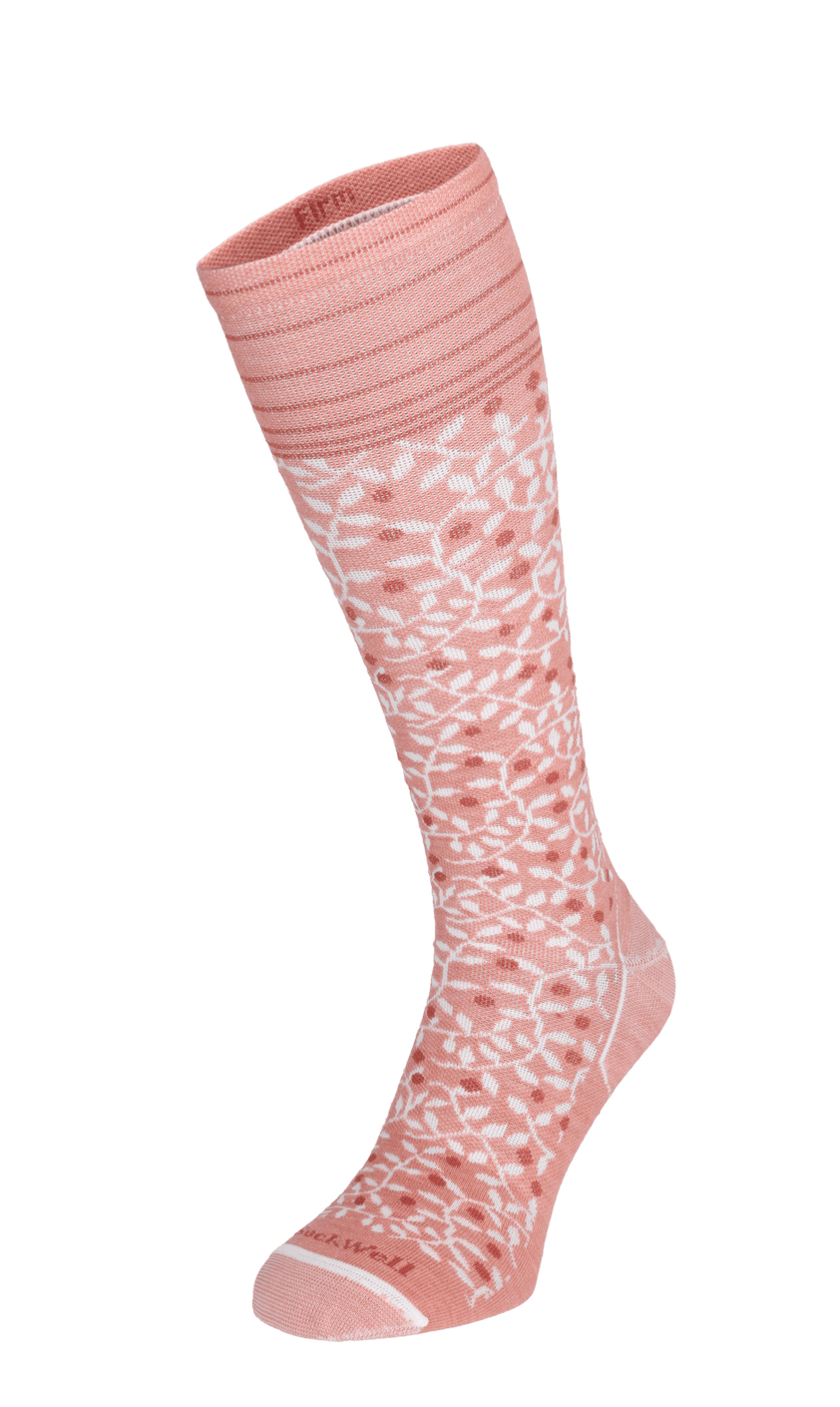 New Leaf Women Firm Compression Socks Pink Clay