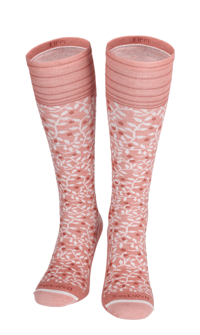 New Leaf Women Firm Compression Socks Pink Clay