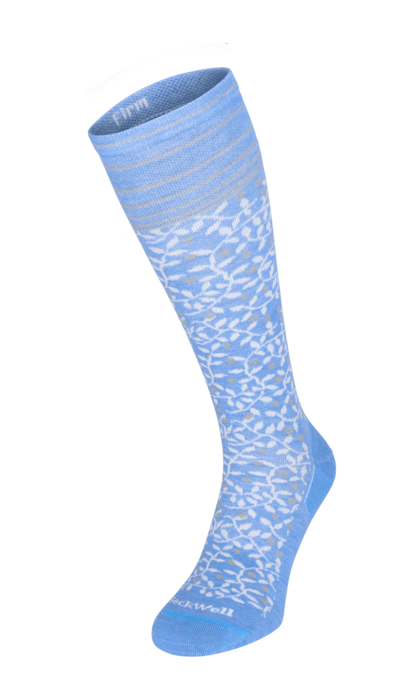 New Leaf Women Firm Compression Socks Cornflower