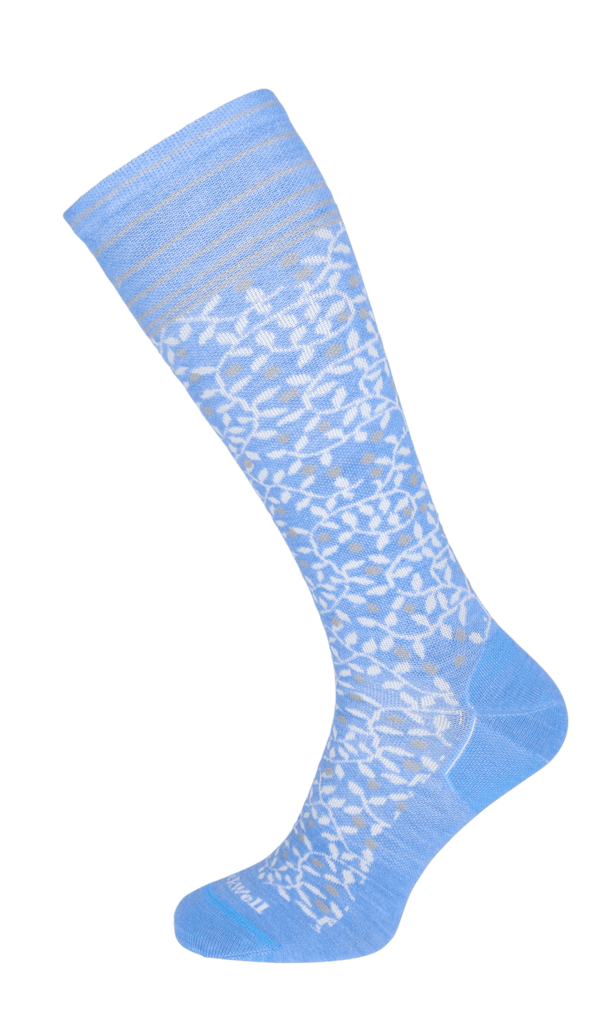 New Leaf Women Firm Compression Socks Cornflower