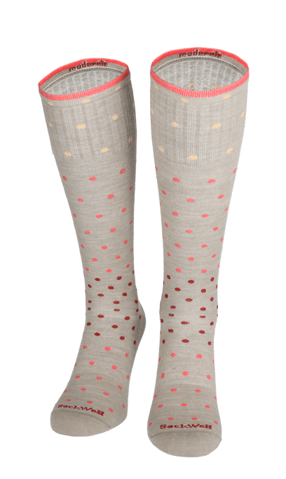 On The Spot Women Moderate Compression Socks Putty