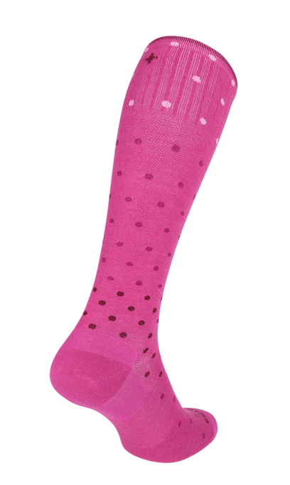 On The Spot Women Moderate Compression Socks Raspberry