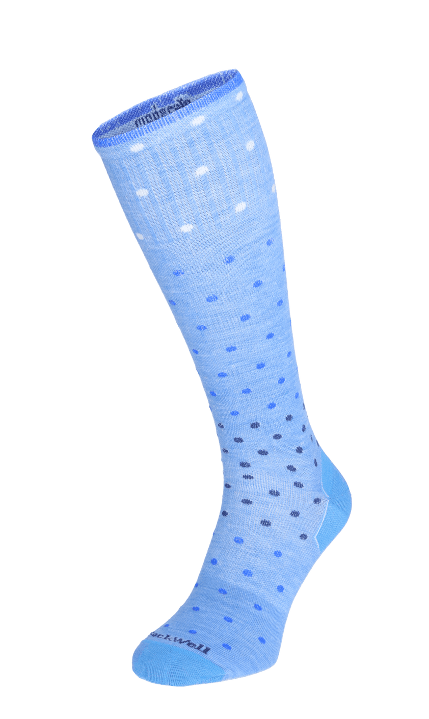 On The Spot Women Moderate Compression Socks Cornflower