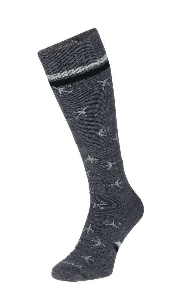 In Flight Men Compression Socks Class 1 Charcoal