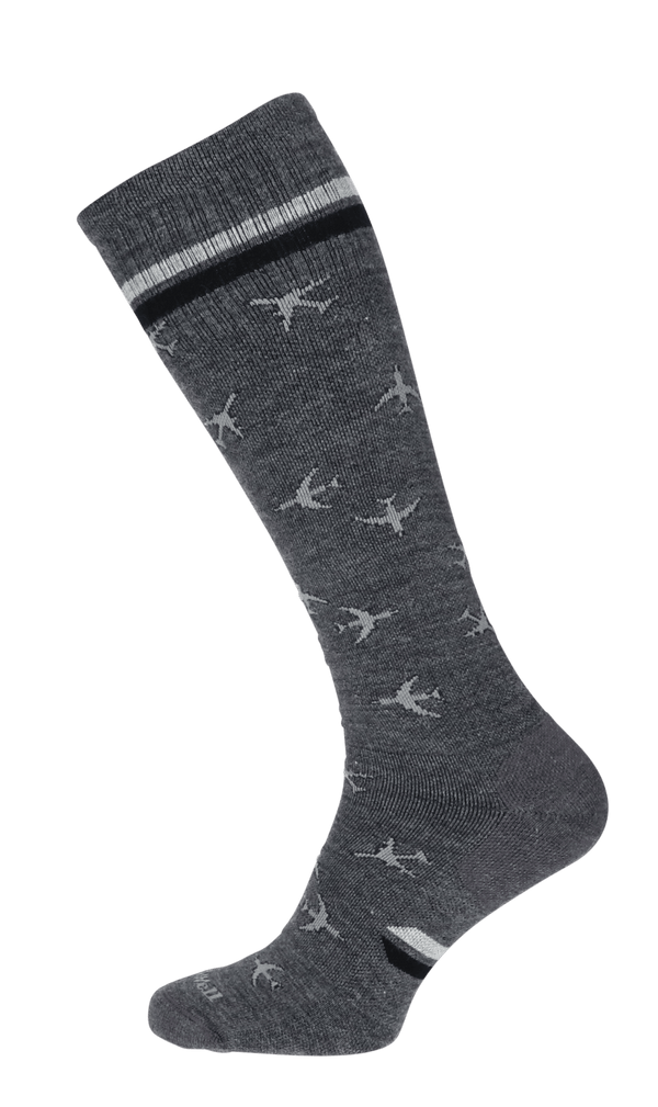 In Flight Men Compression Socks Class 1 Charcoal