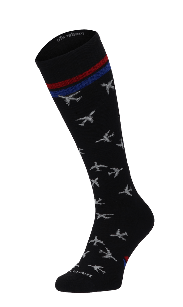 In Flight Men Compression Socks Class 1 Black