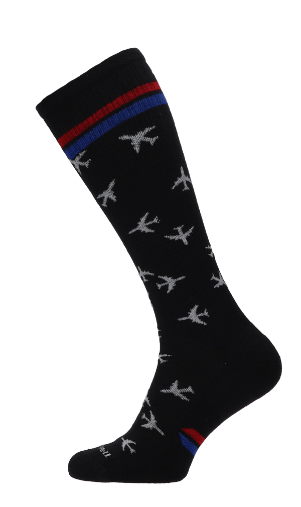 In Flight Men Compression Socks Class 1 Black