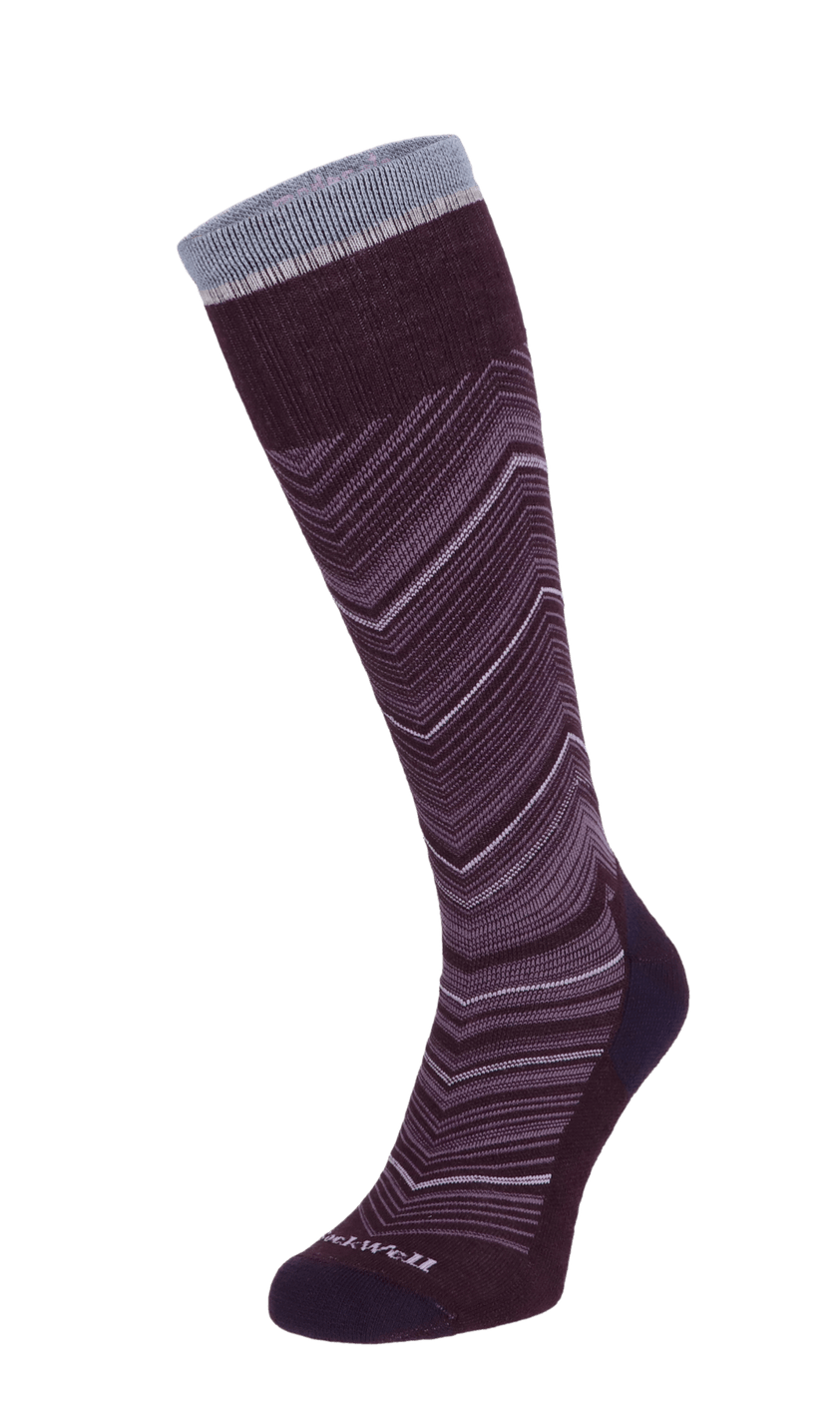 Full Flattery Women Moderate Compression Socks Blackberry