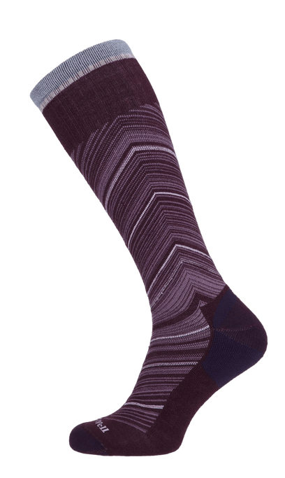 Full Flattery Women Moderate Compression Socks Blackberry