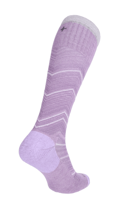 Full Flattery Women Moderate Compression Socks Lavender