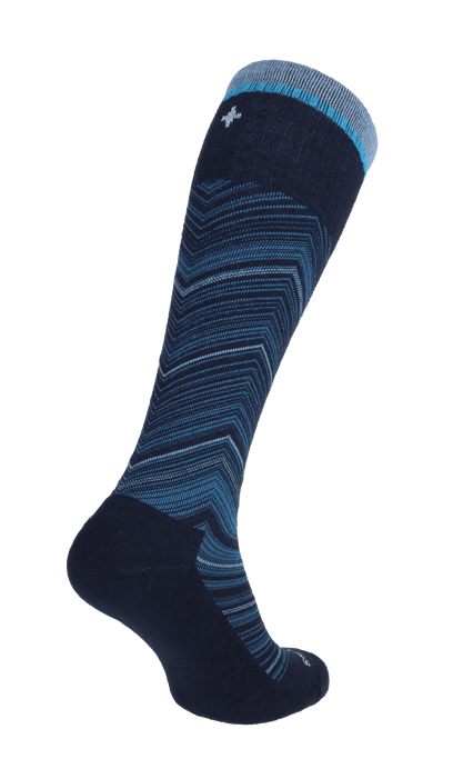 Full Flattery Women Moderate Compression Socks Navy