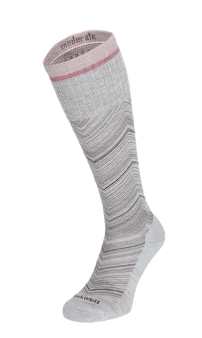 Full Flattery Women Moderate Compression Socks Ash