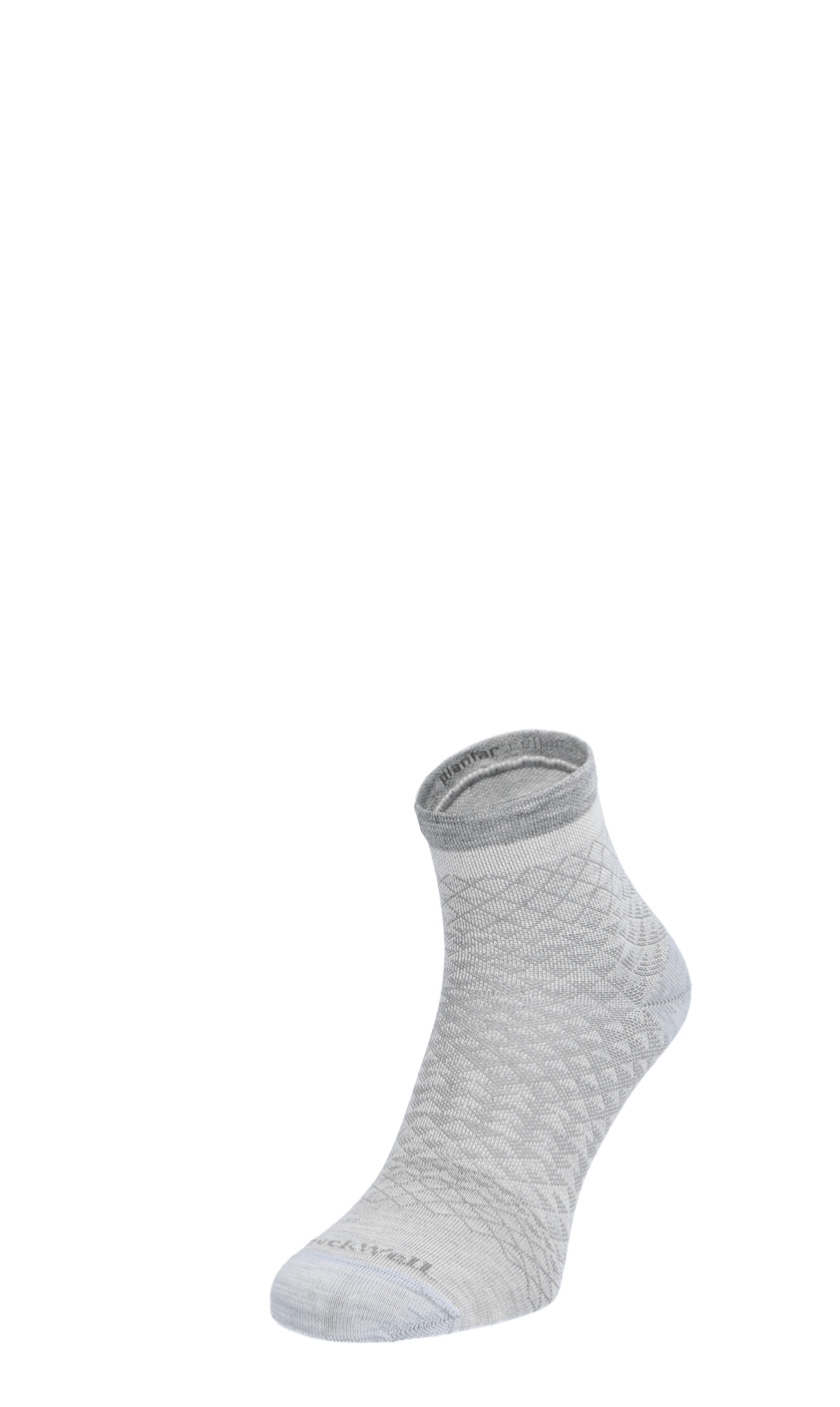 Plantar Ease Quarter Women Heel Spur Socks Ash