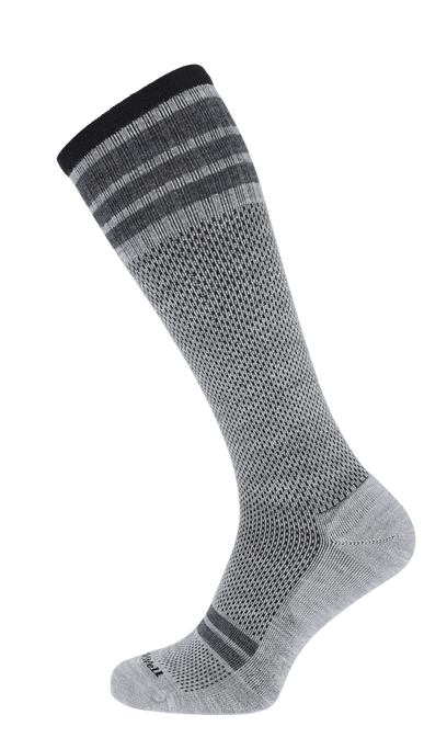 Speedway Men Firm Compression Socks Light Grey