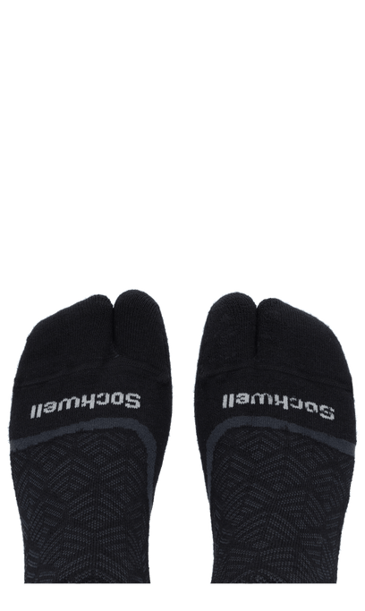 Bunion Crew Women Hallux Valgus Socks Class 1 Black Solid