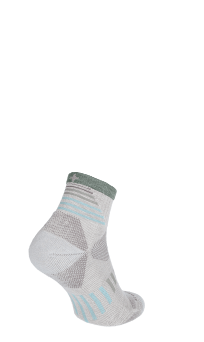 Ascend II Quarter Men Compression Hiking Socks Natural