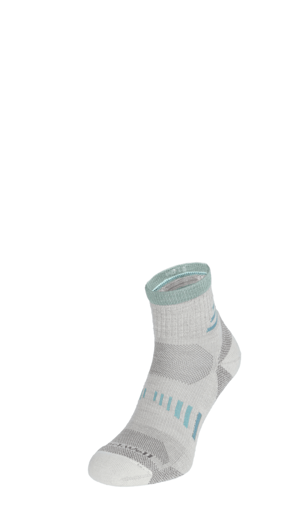 Ascend II Quarter Women Compression Hiking Socks Natural