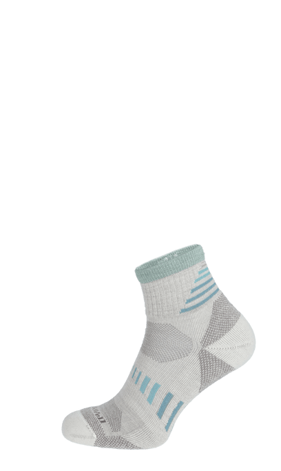 Ascend II Quarter Women Compression Hiking Socks Natural