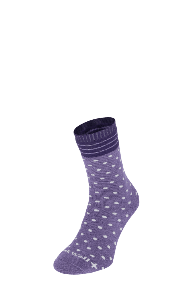 Plush Women Diabetic Socks Plum