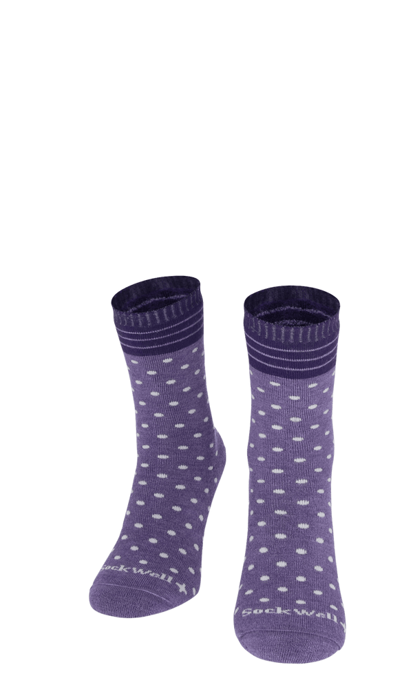 Plush Women Diabetic Socks Plum