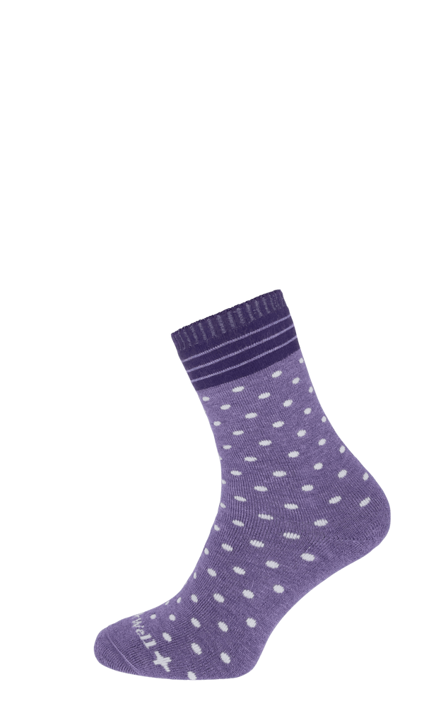 Plush Women Diabetic Socks Plum