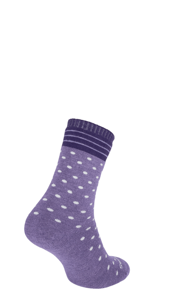 Plush Women Diabetic Socks Plum