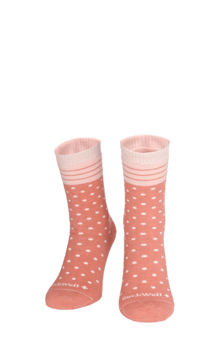 Plush Woman Diabetic Socks Pink Clay