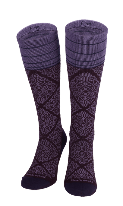 The Raj Women Firm Compression Socks Blackberry