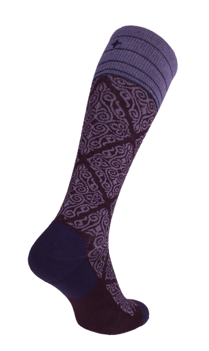 The Raj Women Firm Compression Socks Blackberry
