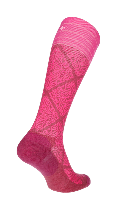 The Raj Women Firm Compression Socks Mulberry