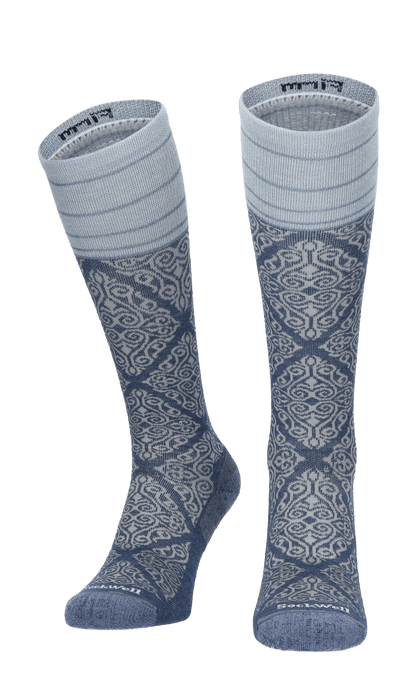 The Raj Women Firm Compression Socks Denim