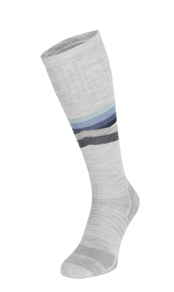 Rainbow Racer UL Men Moderate Compression Ski Socks Ash