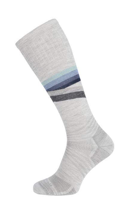 Rainbow Racer UL Men Moderate Compression Ski Socks Ash