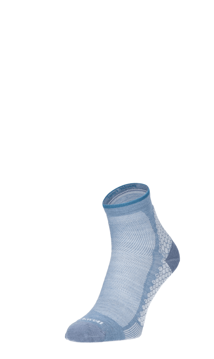 Plantar Sport Quarter Women Heel Spurs Socks Bluestone