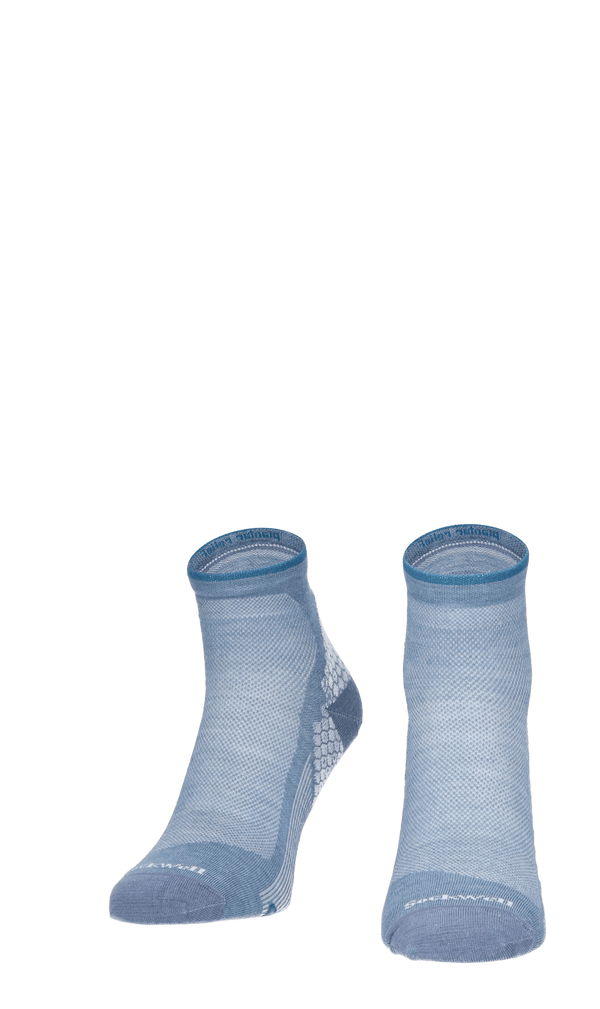 Plantar Sport Quarter Women Heel Spurs Socks Bluestone