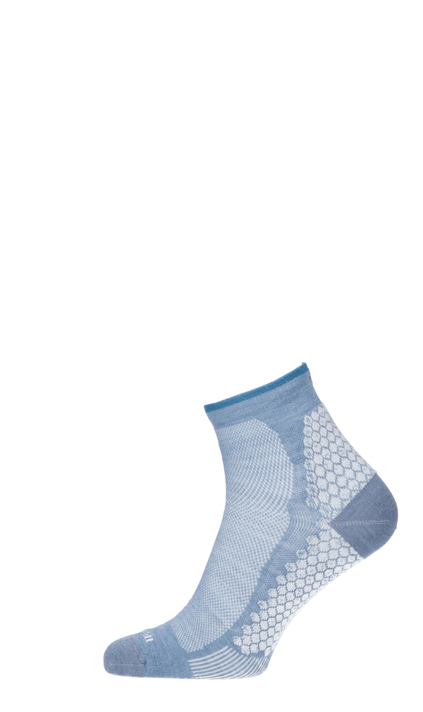 Plantar Sport Quarter Women Heel Spurs Socks Bluestone