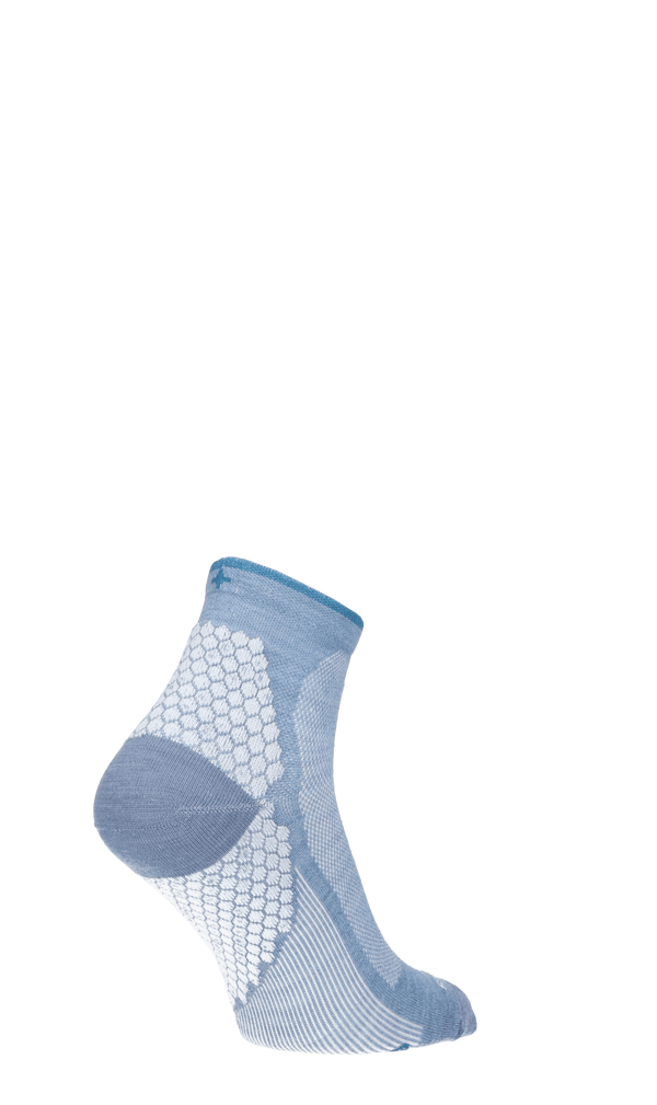 Plantar Sport Quarter Women Heel Spurs Socks Bluestone