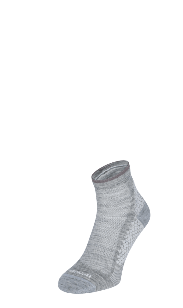 Plantar Sport Quarter Women Heel Spurs Socks Grey