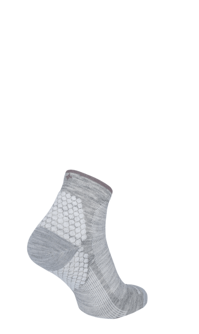 Plantar Sport Quarter Women Heel Spurs Socks Grey